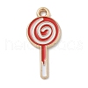 Christmas Theme Alloy Enamel Pendants ENAM-K074-02E-01-1