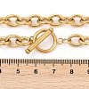 304 Stainless Steel Chunky Cable Chain Necklaces for Women NJEW-Z072-02G-3