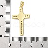 Brass Micro Pave Cubic Zirconia Pendants KK-A212-05E-G-3