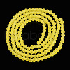 Imitate Austrian Crystal Frosted Glass Beads Strands EGLA-A039-T2mm-MD21-3