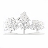 Tree of Life Carbon Steel Cutting Dies Stencils DIY-R079-032-3