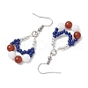 304 Stainless Steel Teardrop Dangle Earrings EJEW-MZ00462-4