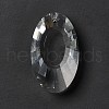 Transparent Glass Big Pendants X-GLAA-F118-08-2