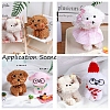 Polyester Plush Sticks DIY-Z031-01-6