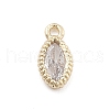 Brass Micro Pave Cubic Zirconia Pendants KK-M306-05G-03-1