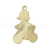 Light Gold Tone Alloy Enamel Pendants ENAM-C013-01C-2
