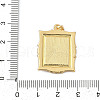Brass Enamel Pendants KK-U068-12B-01G-3