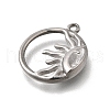 304 Stainless Steel Pendants STAS-C119-09P-2