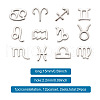 Fashewelry 24Pcs 2 Sets Zinc Alloy Jewelry Pendant Accessories FIND-FW0001-08P-7