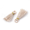 Polycotton(Polyester Cotton) Tassel Pendant Decorations X-FIND-S281-25-2