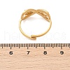 304 Stainless Steel Pave Cubic Zirconia Adjustable Cuff Rings RJEW-Z093-01G-5