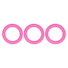 3Pcs Ring Silicone Focal Beads JX895J-01-1