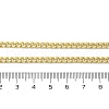 Brass Twisted Chain Necklaces NJEW-A042-07G-3