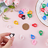 Gorgecraft 60Pcs Silicone Pendant SIL-GF0001-30-3