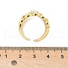 Brass Micro Pave Cubic Zirconia Cuff Rings RJEW-D307-03G-3