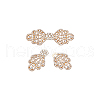 BENECREAT 2Sets Alloy Interlocking Clasps FIND-BC0013-45A-7