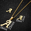 201 Stainless Steel Pendant Necklaces & Stud Earrings Sets WG00841-46-1