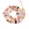 Natural Amethyst & Citrine & Rose Quartz & Prehnite Beads Strands G-N347-09A-12-3