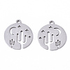 Non-Tarnish 201 Stainless Steel Pendants STAS-N091-71-2