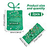GOMAKERER 2Pcs Retro Rectangle Silk Zipper Roll Pouches ABAG-GO0001-02D-2