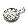 304 Stainless Steel Pendants STAS-B086-09F-P-2