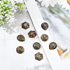 SUPERFINDINGS 9Pcs 3 Style Natural Labradorite Cabochons G-FH0001-27-5