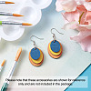 Yilisi DIY Unfinished Wooden Pendant Earring Making Kits DIY-YS0001-17-11