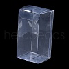 Rectangle Transparent Plastic PVC Box Gift Packaging CON-F013-01D-1