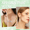 SUNNYCLUE 100Pcs 10 Style Two Tone Transparent Spray Painted Glass Pendants GLAA-SC0002-15-5