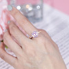 Brass Micro Pave Cubic Zirconia Cuff Rings for Women FS-WG10DBB-02-4