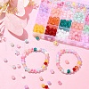 DIY Glass Round & Acrylic Beads Bracelet Making Kits DIY-YW0009-85-6