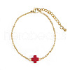 Brass Rolo Chain Link Bracelets RT0481-2-1