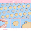 Unicraftale 100Pcs 2 Colors 201 Stainless Steel Charms STAS-UN0052-17-5