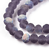 Imitation Jade Glass Beads Strands EGLA-YW0003-19A-12-3