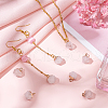   Natural Quartz Crystal Charms G-PH0001-51-2