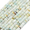 Frosted Natural Flower Amazonite Beads Strands G-K389-C29-01-2