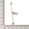 Brass Lobster Claw Clasps KK-K388-61P-3