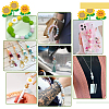 AHADERMAKER 10 Style Silicone Beads SIL-GA0001-07-5