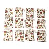 12Pcs 12 Styles Valentine's Day Printed Rectangle Burlap Cloth Packing Pouches ABAG-U006-02B-1