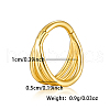 925 Sterling Silver Triple Rings Hoop Earrings for Women IG8200-1-2