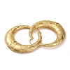 Iron Ring Hoop Earrings with 304 Stainless Steel Pin for Women EJEW-U028-07G-02-1-3