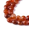 Natural Red Banded Agate/Striped Agate Beads Strands G-C179-A02-03-4