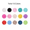 150G 15 Colors Handmade Polymer Clay Beads CLAY-JP0001-14-4mm-2