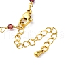 Brass Chain Necklace Making KK-K337-13G-04-3