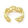 Rack Plating Brass Finger Ring RJEW-C072-01G-3