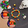 SUNNYCLUE 600Pcs 3 Colors Dyed Natural Wood Beads WOOD-SC0001-82A-3