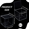 Transparent Acrylic Boxes Cover CON-WH0095-86B-2