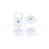 Square Acrylic Loose Diamond Display Boxes CON-WH0107-11B-02-7