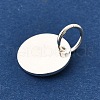 S925 Sterling Silver Blank Charms STER-Q006-06C-S-2