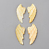 Left and Right Natural Yellow Shell Beads SSHEL-Q311-003-3